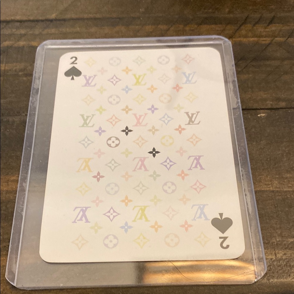 LV x Murakami playing card - 2 of spades